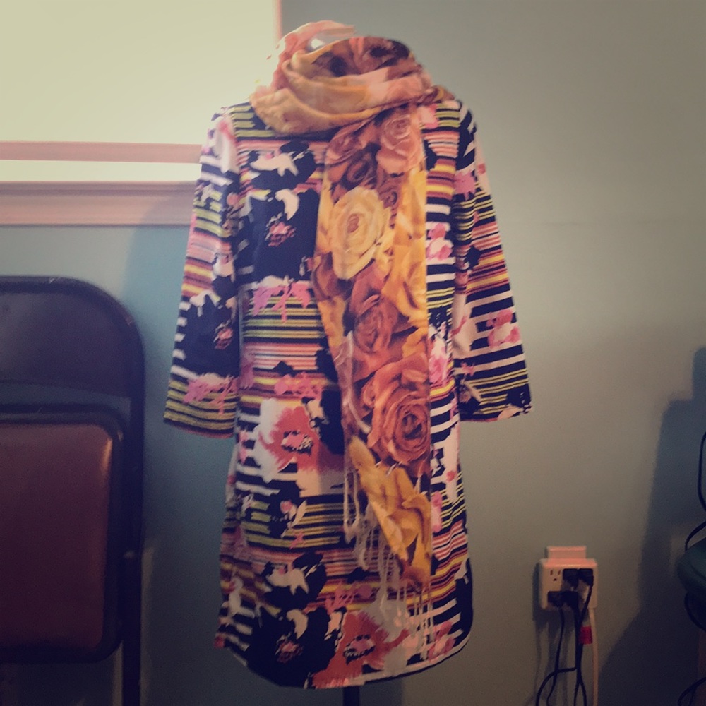 70s A-line dress